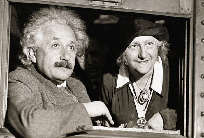 Альберт Эйнштейн и Эльза Ловенталь.